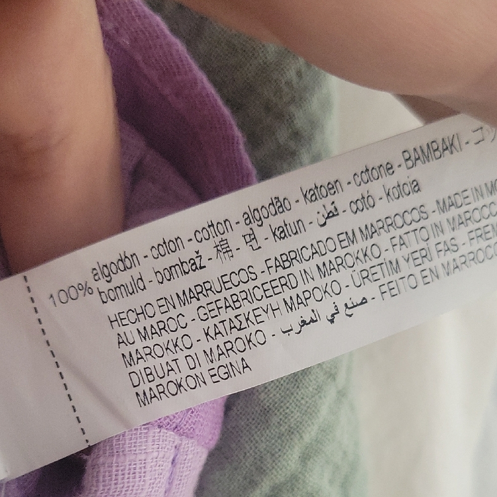 Zara Lilac Knot Front Crop Top - Picture 4 of 4